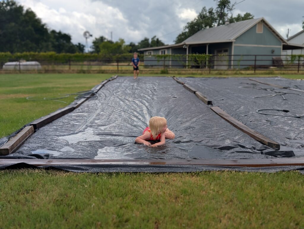 occultation tarp for preparing new garden ground